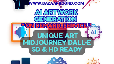 AI ARTWORK GENERATION SERVICE — UNIQUE ART, MIDJOURNEY, DALL·E, SD & HD READY