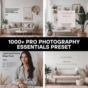 1000+ Pro Photography Essentials Preset - Comprehensive Lightroom Preset Collection for Professional Photo Editing and Creative Mastery