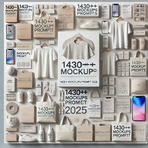1430++ Mockups Prompt 2025 - Creative AI-Driven Mockup Prompts for Designers and Marketers