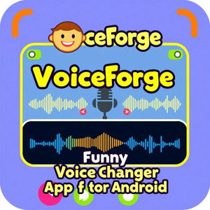 VoiceForge - Funny Voice Changer App for Android - Playful Audio Modulation for Creative Mobile Content Makers