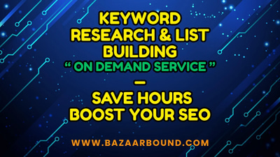 KEYWORD RESEARCH & LIST BUILDING SERVICE — SAVE HOURS, BOOST YOUR SEO