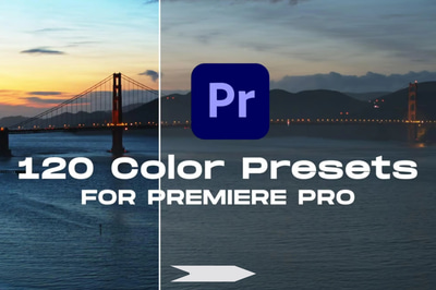 120 Cinematic LUTs for Premiere Pro - Dynamic Color Grading Presets for Filmmakers and Video Creators
