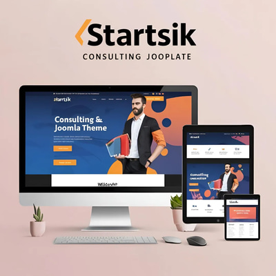 Startsik Consulting Joomla Theme - Modern Responsive Template for Professional Business Websites