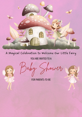 Green Pink Blue Colorful Baby Shower Card - Vibrant Invitation Design for Memorable Celebrations and Newborn Welcomes