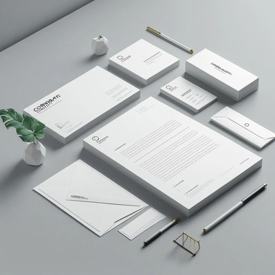 Corporate Identity Stationery and Business Card Template - Sleek Professional Branding for Modern Businesses