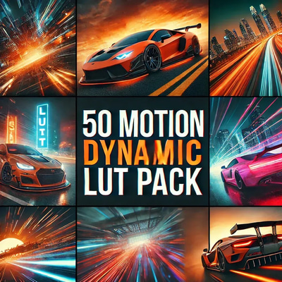 50 Motion Dynamic LUT Pack - Cinematic Color Grading LUTs for Filmmakers and Video Creators 2025