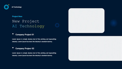 AI Technology Slide Deck PowerPoint - Modern AI Presentation Templates for Business Success and Engaging Pitches