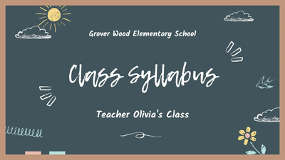 Chalkboard Style Class Syllabus Presentation - Professional Educational Templates for Engaging Lesson Plans and Course Materials