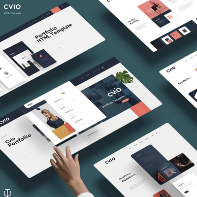 Cvio Portfolio HTML Template - Modern Responsive Web Design for Creators and Agencies
