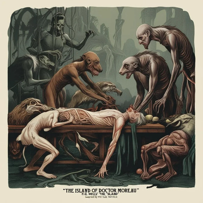 The Island of Doctor Moreau - Genetic Horror Tale - Immersive Gothic Horror Ebook for Dark Fiction Enthusiasts