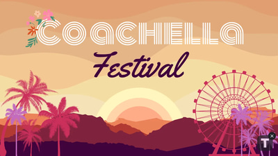 Coachella Festival Art YouTube - Vibrant Social Media Templates for Engaging YouTube Thumbnails & Channel Art