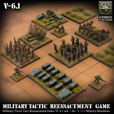 Military Tactic Reenactment Game - Cinematic Military Stock Footage for Security and Training Projects
