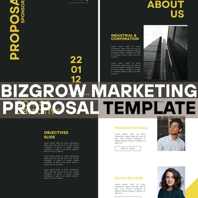 BizGrow Marketing Proposal Template - Professional Branding & Business Planning for Agencies and Entrepreneurs