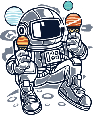 10+ Astronaut Tees - Space Vibe T-Shirt Pack - Trendy Cosmic Apparel Designs for Creators and Merch Sellers