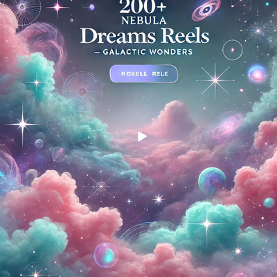 200+ Nebula Dreams Reels Galactic Wonders - Cinematic Space & Universe Short Videos for Creators and Storytellers