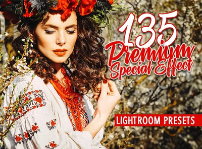 135 Special FX Lightroom Presets - Ultimate Effects Kit - Cinematic Photo Editing Presets for Photographers and Creators