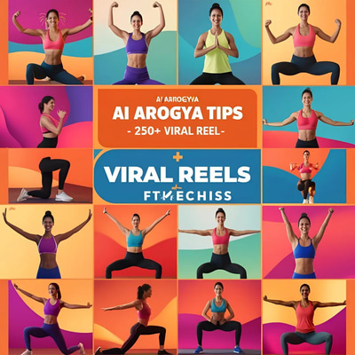 AI Aarogya Tips - 250+ Viral Reels - Dynamic AI-Generated Fitness & Health Videos for Engaging Social Content Creators
