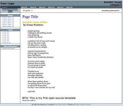 Artistic Portfolio - Creative CSS Portfolio Theme - Stylish Web Design Template for Artists and Creatives