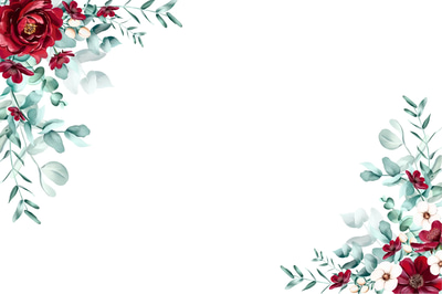 Watercolor Christmas Label Red & White Minimalist - Elegant Seasonal Label Template for Festive Branding and Packaging