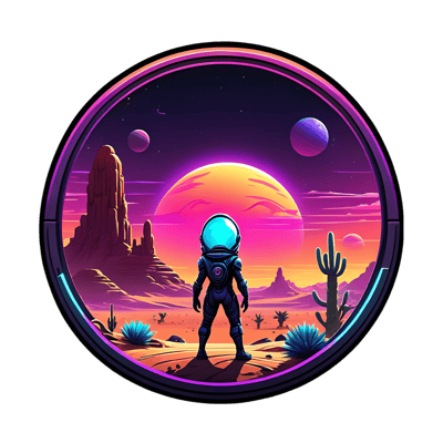 10 Planet Crew Astronaut Sticker Pack - Glossy Space Alien & UFO Decals for Creative Projects