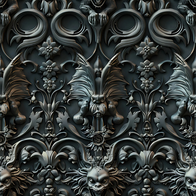 100 Midnight Gothic Patterns - Vintage Retro Weave Studio Textures for Creative & Commercial Design Projects