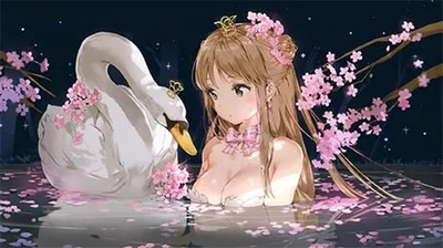 Anime Girls - Kawaii Aesthetic Theme - Charming PC Interface with Playful Anime Style for Personal and Creative Use