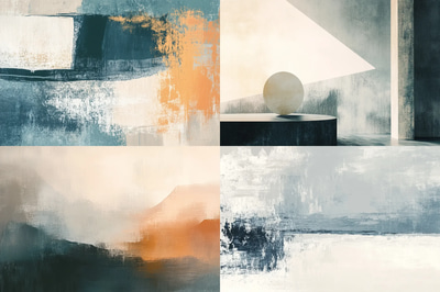 Minimalist Abstract Painting - Clean & Contemporary - Modern Wall Art for Stylish Spaces and Creative Interiors