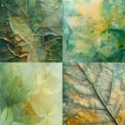 Abstract Leaf Veins - Delicate Organic Pattern - Elegant Abstract Art for Creative Prints and Visual Projects