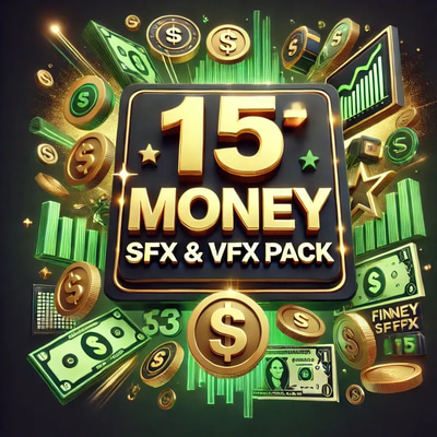 15+ Money SFX & VFX Pack - Dynamic AI-Enhanced Sound and Visual Effects for Video Creators and Marketers
