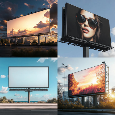 3D Billboard Promo Template - Dynamic Ad Creator - Cinematic Slideshow Builder for Marketers and Content Creators