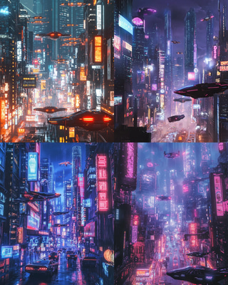 Cyberpunk Cityscape Pixel Art - Futuristic Pixel Art Scene for Designers and Game Developers