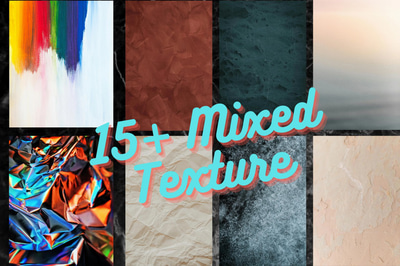 15 Mixed Texture Collection - Versatile Backgrounds and Textures for Creative Photography and Design Projects