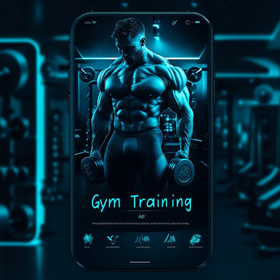 Gym Training Ad Twitter X - Dynamic Social Media Templates for Engaging Fitness Campaigns and Brand Growth