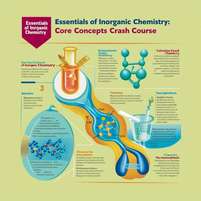 Essentials of Inorganic Chemistry Core Concepts Crash Course - Streamlined Academic Guide for Students and Educators