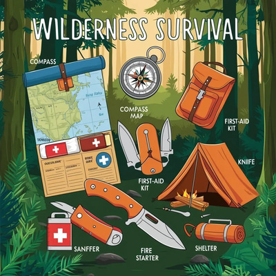 Outdoor Adventures Wilderness Survival Guide - Practical Survival Skills for Outdoor Enthusiasts and Adventurers