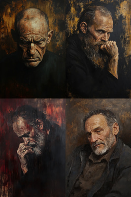 Famous Historical Figure Portrait - Classic Canvas Portrait Art for Timeless Elegance and Cultural Appreciation