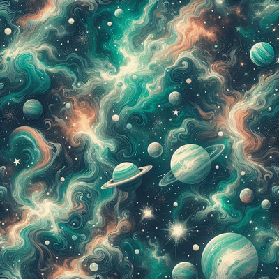 Galaxy Theme Space Skins - Vibrant Cosmic Laptop Skins for Personalized Tech Style and Protection