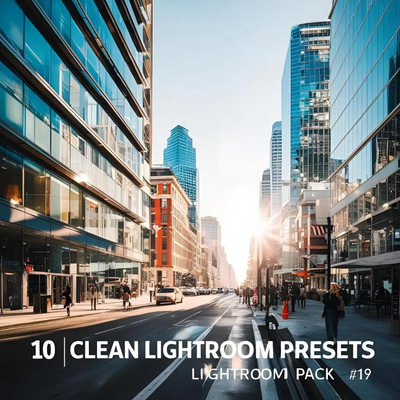10 Clean Lightroom Preset Pack - Crisp and Versatile Photo Editing Presets for Photographers and Creators