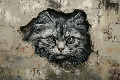 Augment Digital Graffiti Concept Art - Immersive 3D Urban Street Art for Creatives and Designers