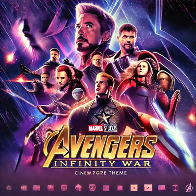 Avengers Infinity War Theme - Immersive PC Customization for Superhero Fans and Productivity Boost