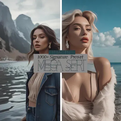 1000+ Signature Preset Mega Series - Premium Lightroom Presets for Photographers and Creators