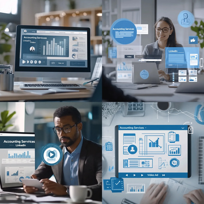 Accounting Services - LinkedIn Video Ad - Professional LinkedIn Video Ad Templates for Accounting Firms and Financial Marketers