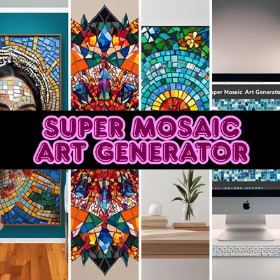 Super Mosaic Art Generator - Advanced Photo Editing Plugin & Themed Effects for Creative Studio Workflows