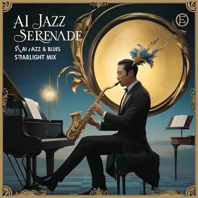 AI Jazz Serenade Starlight Mix - Immersive AI-Generated Jazz & Blues Tracks for Creative Projects