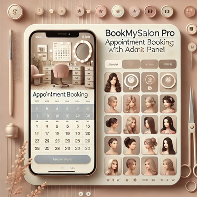 BookMySaloon Pro - Advanced Booking Script with Admin Panel for Flutter, Laravel & React Developers