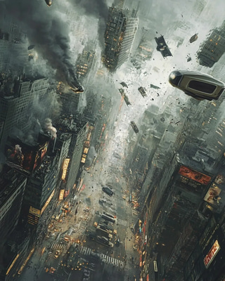 Time Travel & Alternate Realities Collapsing Universes in Flux - Immersive Sci-Fi Art for Futuristic Design and Creative Projects