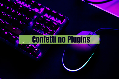 Confetti Explosions No Plugin Needed - Dynamic Video Elements for Creative Studio Projects and Event Highlights