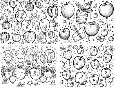Math Equations Coloring - Educational Artistic Coloring Pages for Engaged Learning and Creative Minds