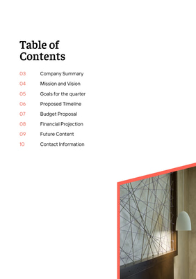 Red Gray Minimal Project Pitch Layout - Clean Real Estate Proposal & Survey Templates for Professionals