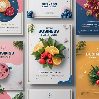 50+ Editable Business & Event Flyers - PSD Design Pack - Versatile Marketing Templates for Professional Branding and Event Promotion